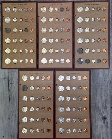 1940-1972 P-D-S US Mint 90% Silver Complete Sequential Run Mint Set, 34 Sets Cover