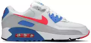 Nike Wmns Air Max 90 "Hot Coral" bianco blu grigio rosa DA8856-100 donna taglia 12 - Foto 1 di 5