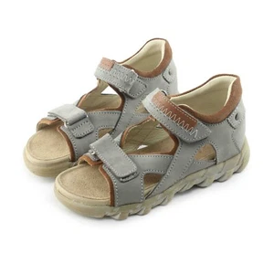 Emel Boys Open Toe Leather Sandals with Orthopedic Support - Picture 1 of 4