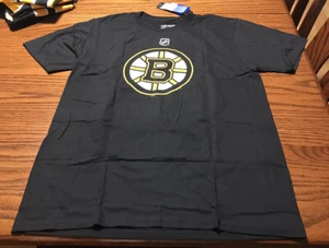 Boston Bruins David Rücken Adidas T-Shirt Herren L Neu ohne Etikett - Bild 1 von 3