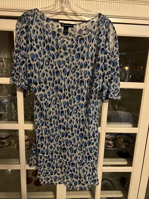 International Concept Tops 14 Short sleeves Cold Shoulder 💯 Silk — 第 1/4 张图片