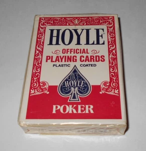 Vintage Hoyle Official Poker Plastic Coated Playing Cards - Brand New Sealed - Picture 1 of 7