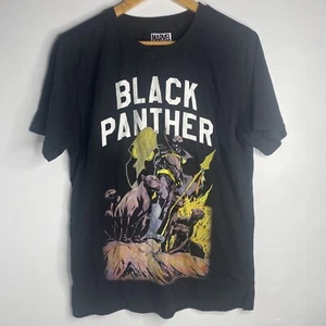 Marvel Black Panther T Shirt Mens Adult Size S Small Black Short Sleeve Casual T - Picture 1 of 14