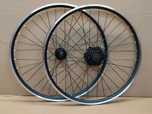 27.5" 650b MTB Bike Wheelset Rim & Disc Brake Compatible Shimano 7/8/9/10 Speed - Picture 1 of 6