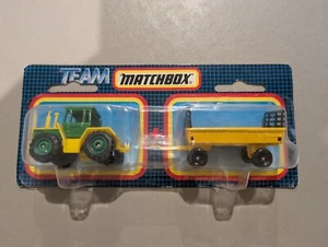 Matchbox Team Trac 1600 Turbo 4WD & Trailer (145mm) - Picture 1 of 2