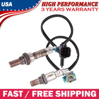2PCS O2 Oxygen Sensor Up+Down For 2011-2015 Chevrolet Equinox & GMC Terrain 2.4L - Imagem 1 de 4
