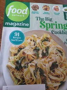 Food Network Magazine April May 2025 Big Spring Cookbook 91 Recipes Puff Pastry - Picture 1 of 5