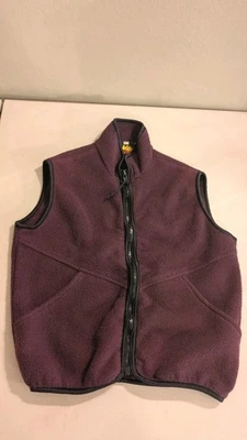 Chaleco polar ciruela oscura REI vintage para mujer talla ~ pequeño ver medidas Foto 1 de 4