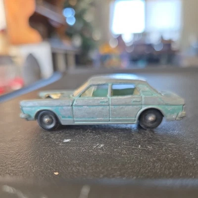 Lesney Ford Zodiac MK IV спичечный коробок серии No 53 1968 винтажный оригинальный литой - Изображение 1 из 4