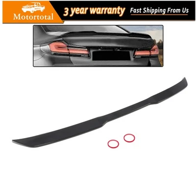 Gloss Black CS Style Trunk Spoiler Wing Lip For BMW 5 Series G30 G38 530i 540i - Изображение 1 из 4