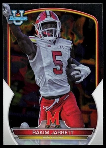 Rakim Jarrett 2021-22 Bowman University Chrome Green #/99 SN Maryland Terrapins - Picture 1 of 2