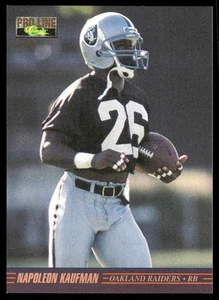 1995 Pro Line Series II #II-59 Napoleon Kaufman Oakland Raiders Football Karte - Bild 1 von 2
