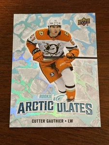 Cortador de inserción Gauthier Anaheim Ducks #AT-43 2024-25 cubierta superior ICE ARCTICULATES - Imagen 1 de 1