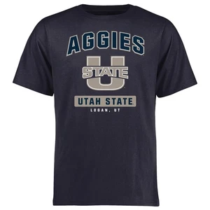 Herren Marine Utah State Aggies Campus Icon T-Shirt - Bild 1 von 2