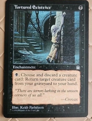 Tortured Existence Stronghold Regular LP Lightly Played MTG  - Image 1 of 2