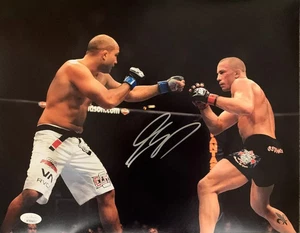 Georges St-Pierre autographed signed 11x14 photo UFC JSA Witness - Picture 1 of 2