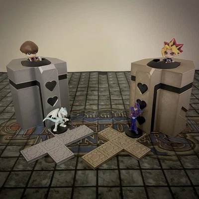Yugioh Dungeon Dice Monsters Custom Heart Counter + Crest Counter Holder (G/S) - Image 1 of 4