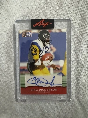 Juego Leaf Pro 2022 Eric Dickerson Auto Foto 1 de 4