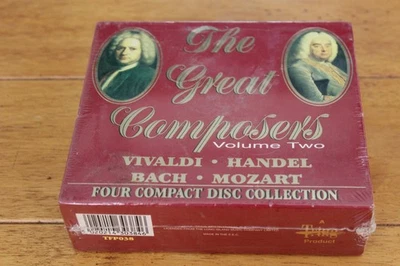Great Composers Volume Two 4 CD Set Vivaldi Handel Bach Mozart Classical Music - Image 1 of 2