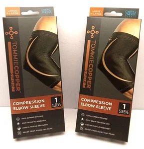 Tommie Copper Sport Elbow Sleeve Large/X-Large (2 Pack) FREE SHIPPING !!! - Picture 1 of 2