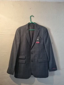 Pierre Cardin Men's Grey Suit Jacket 40 Long, New - Picture 1 of 4