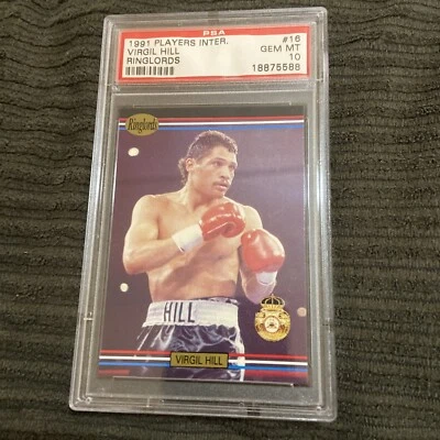 1991 Players INTL #16 Virgil Hill Ringlords Rookie Psa 10  - Image 1 of 2