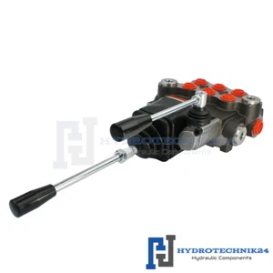 Handsteuerventil Handhebelventil Hydraulik 40L 3fach 3xDW + Kreuzhebel - Bild 1 von 3