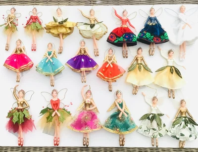 Gisela Graham Angel, Ballerina, Fairy Hanging Christmas Tree Decorations
