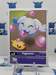Digimon Card Game BT2-007 Pagumon C NM - Picture 1 of 2