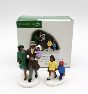 DEPT 56 Christmas In the City Family Out For A Walk 58995 schwarz Afroamerikaner - Bild 1 von 10