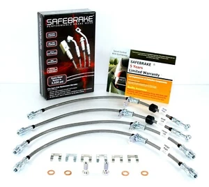 Mitsubishi EVO X CZ4A 2008-2016 brake upgrade - SAFEBRAKE Performance Hoses - Picture 1 of 10