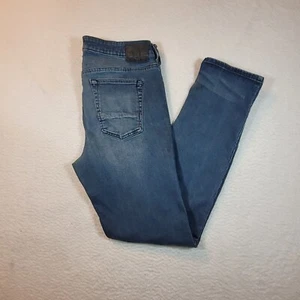 Jeans Pacsun Uomo 33x32 Blu Slim Active Elasticizzato Denim Jeans Vita Media   - Foto 1 di 19