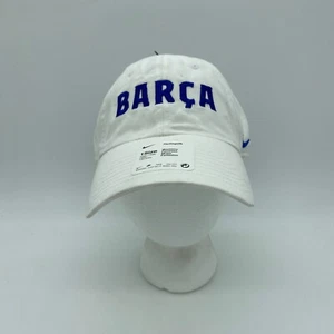 Nike Heritage86 Women's Barca Barcelona Strapback Hat Cap White Adjustable - Picture 1 of 7