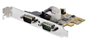 2 Port Rs232 Db9 Série Pci-Express Adaptateur Carte Avec 16C1050 Uart - Photo 1/6