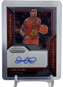 2020-21 Panini Prizm John Collins Sensational Signatures Auto #SS-JCO Hawks - Bild 1 von 4