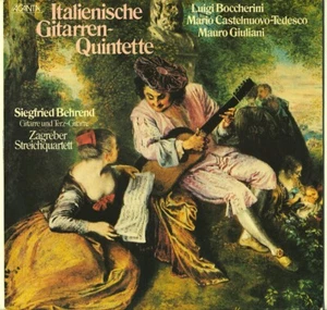 Behrend/Zagreber Streichquartett LP "Italienische Gitarren-Quintett" EA 22.780 - Bild 1 von 2