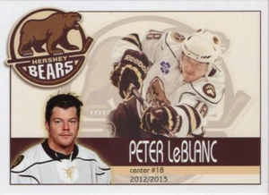 2012-13 Hershey Bears - PETER LeBLANC - Picture 1 of 2