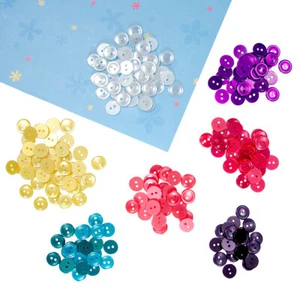 Favorite Findings Round Plastic 2-Hole Craft Sewing Buttons 12mm Loose Glossy - Picture 1 of 8
