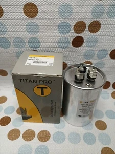 Condensador de CA Titan Pro TRCFD455 Motor Doble Funcionamiento HVAC, Redondo, 440/370V, 45/5 MFD - Imagen 1 de 7