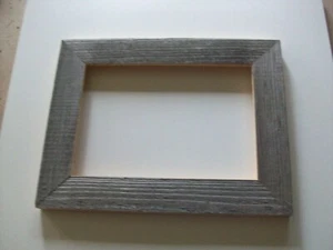 Bilderrahmen aus Altholz 13 x 18 cm, vergraut Rahmen 35 mm Anfertigung n.Maß - Bild 1 von 1