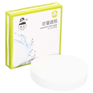 100Pcs 11cm Quantitative Filter Paper Circles, Slow Speed Round Lab Paper - Picture 1 of 6