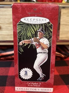 1998 Hallmark Keepsake Ornament Cal Ripken Jr Trading Card Orioles MLB - Picture 1 of 6