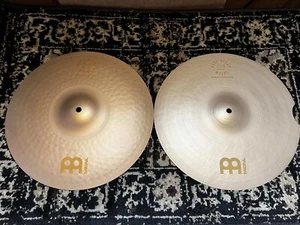 Meinl 14" Benny Greb Signature Pure Alloy Quick Sand Hi-Hats (Pair) - Picture 1 of 3