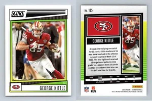 George Kittle #165 Score NFL 2022 Panini American Football Trading Card - Picture 1 of 1