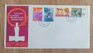Botswana 1973 Meteorological Organizations FDC, Orapa cancel - Picture 1 of 2