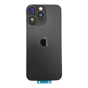 Tapa trasera de batería premontada NFC flash negro A1 para Apple iPhone 16 pro - Imagen 1 de 4
