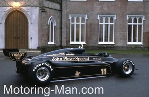 LOTUS 91 F1 FACTORY LAUNCH 35MM ORIGINAL SLIDE JPS PHOTOGRAPH ELIO DE ANGELIS - Picture 1 of 3