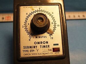 Omron  STP-Y  0-12min  100 VAC Timer