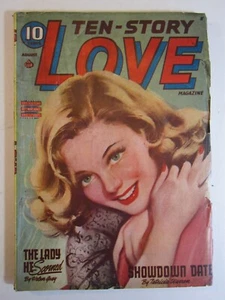 Ten-Story Love Magazine Pulp v. 16 #3, Aug. 1944 VG - Picture 1 of 4