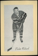 1944-64 Bee Hive Hockey Photos (Group 2) Pocket Richard #NNO - Canadiens HOF